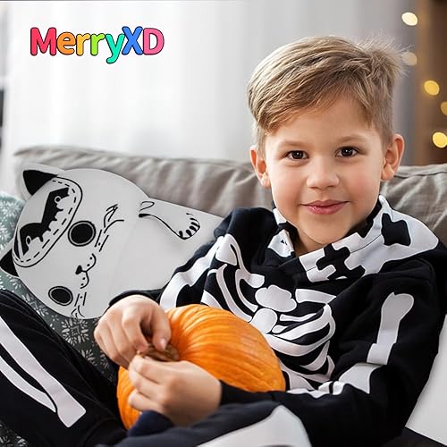 Miniatura 4 de MerryXD Almohada larga Kawaii de felpa con forma de gato, 53 pulgadas, suave, lindos animales de peluche, juguetes grandes para niños, regalos