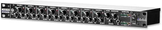 ART MX822 Eight-Channel Rack Mount Stereo Mixer