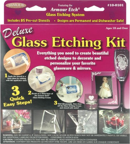 Armour Deluxe Glass Etching Kit Glass Etching kit