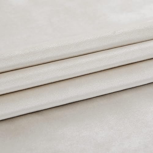 Vista 205 de PRIMROSE Juego de 2 paneles opacos de cortinas de terciopelo con trabillas traseras, 72 pulgadas largo, para la sala o dormitorio, decoran ventana