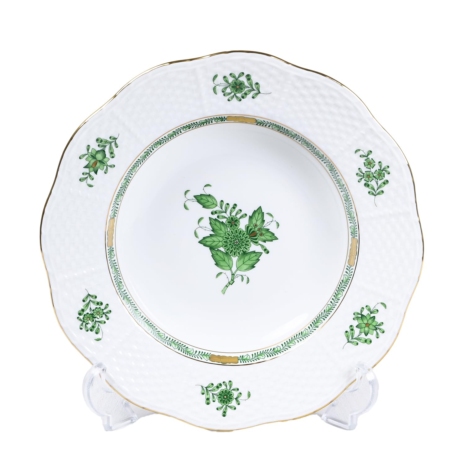 Amazon.co.jp: ヘレンド スーププレート 21cm アポニーグリーン スープ