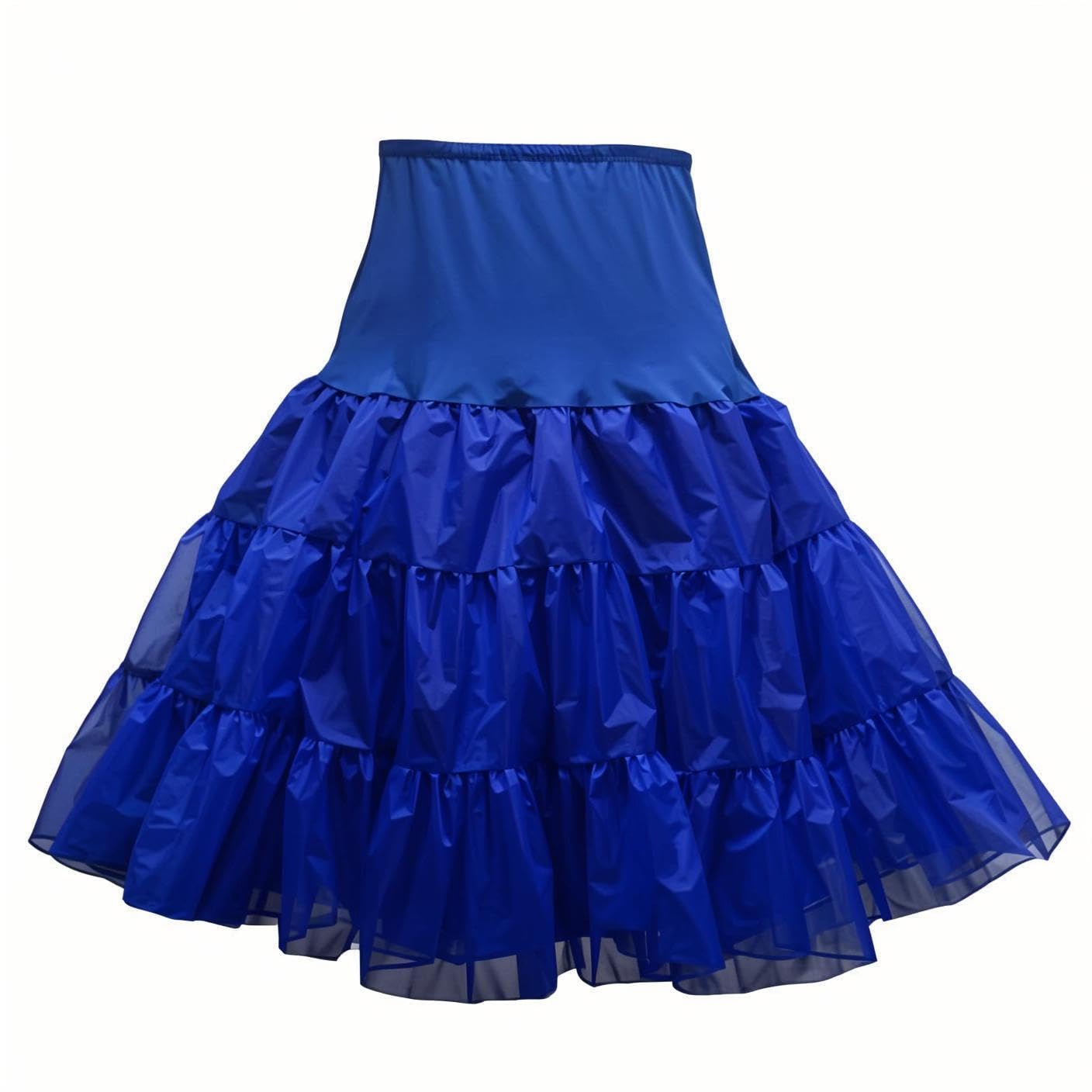 RULTA Women's 50s Vintage Petticoat 26" Crinoline Rockabilly Tutu Skirt Slip S-L…