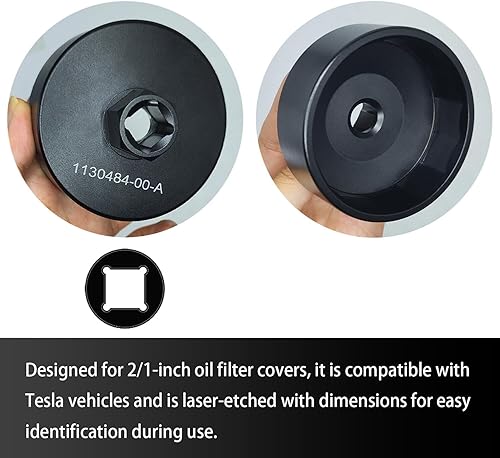 Miniatura 8 de Filtro de aceite para Tesla Modelo 3XYS Unidad de Acción, Filtro de aceite de motor, Filtro de aceite negro de alto rendimiento, Filtro de aceite de