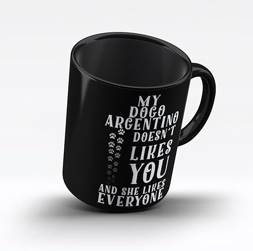 Miniatura 4 de Funny Dogo Argentino amante de los Perros Taza Mejor Regalo Para Los Propietarios de Dogo Argentino regalo de cumpleaños para compañeros de trabajo,