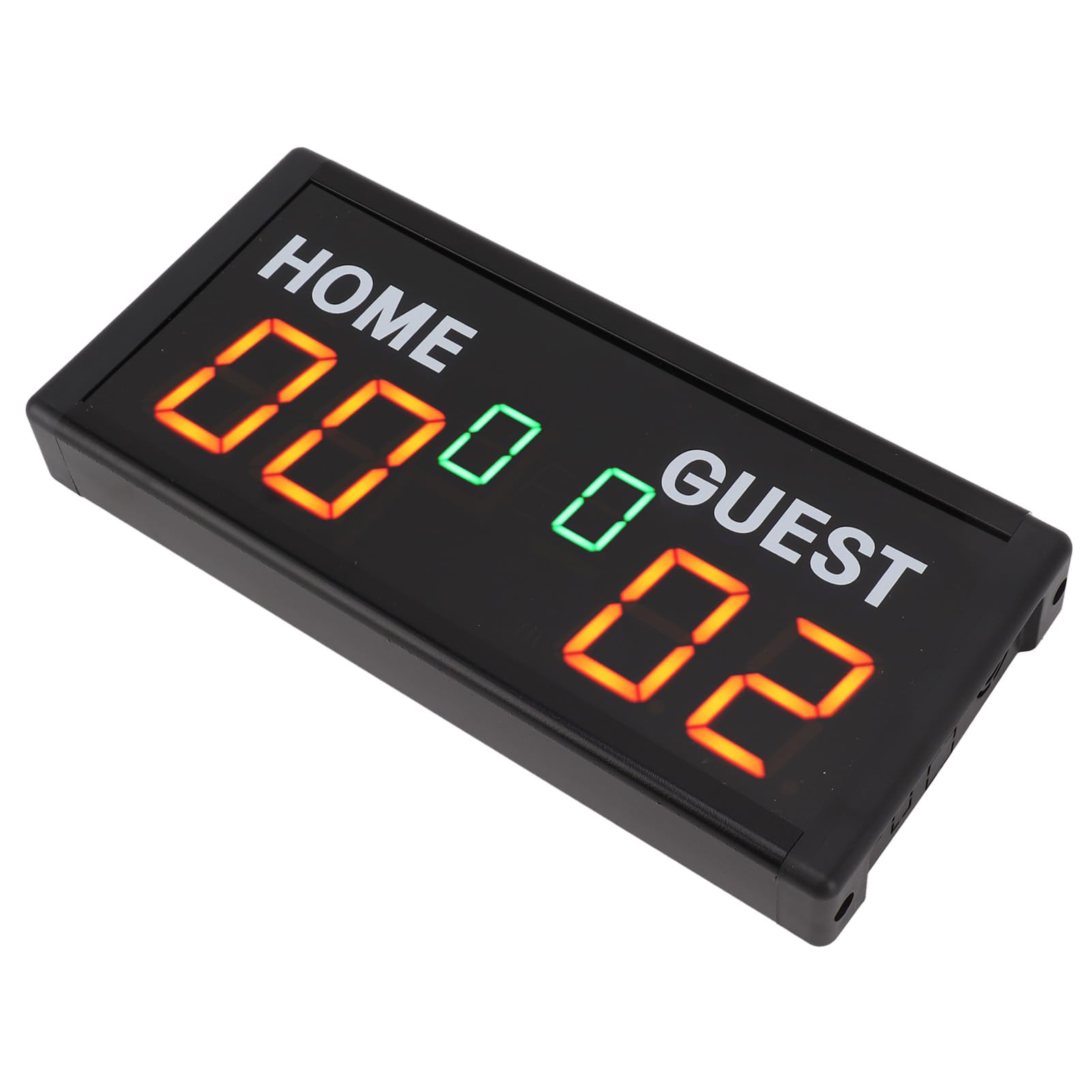 Tissting Sport Score Anzeige mit Fernbedienung - 4,6 cm LED Digitalanzeige für Badminton Basketball Fussball Indoor Sportarten mit Aluminiumrahmen