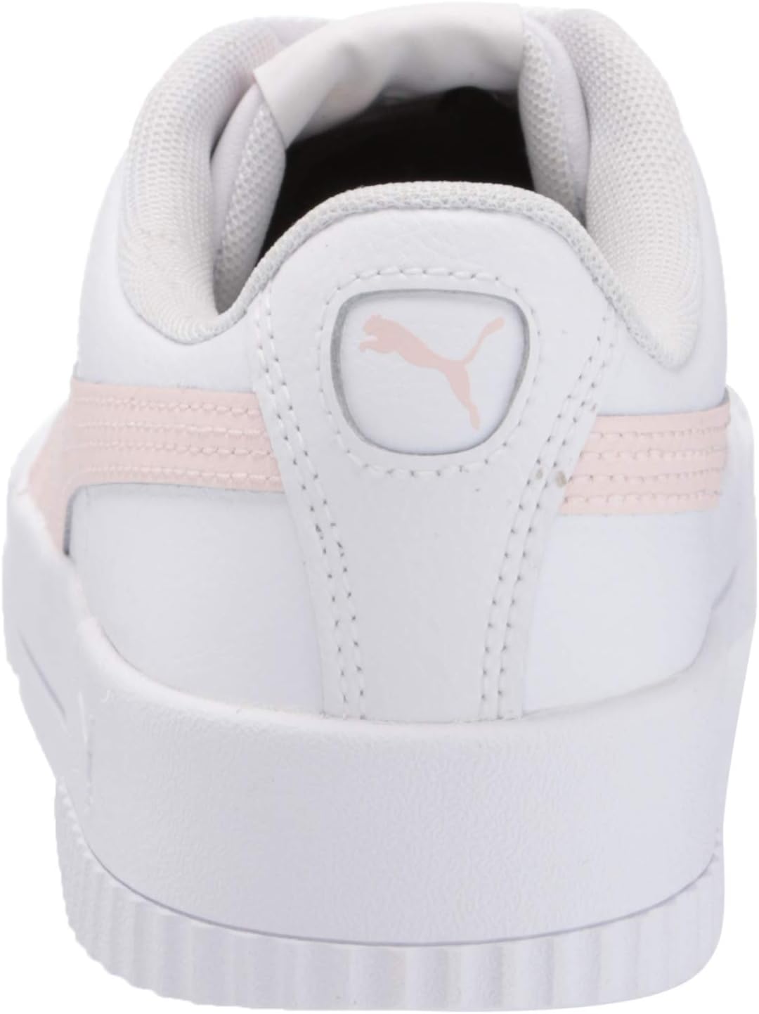 PUMA womens Carina Sneaker, Puma White-rosewater-rosewater, 7 US