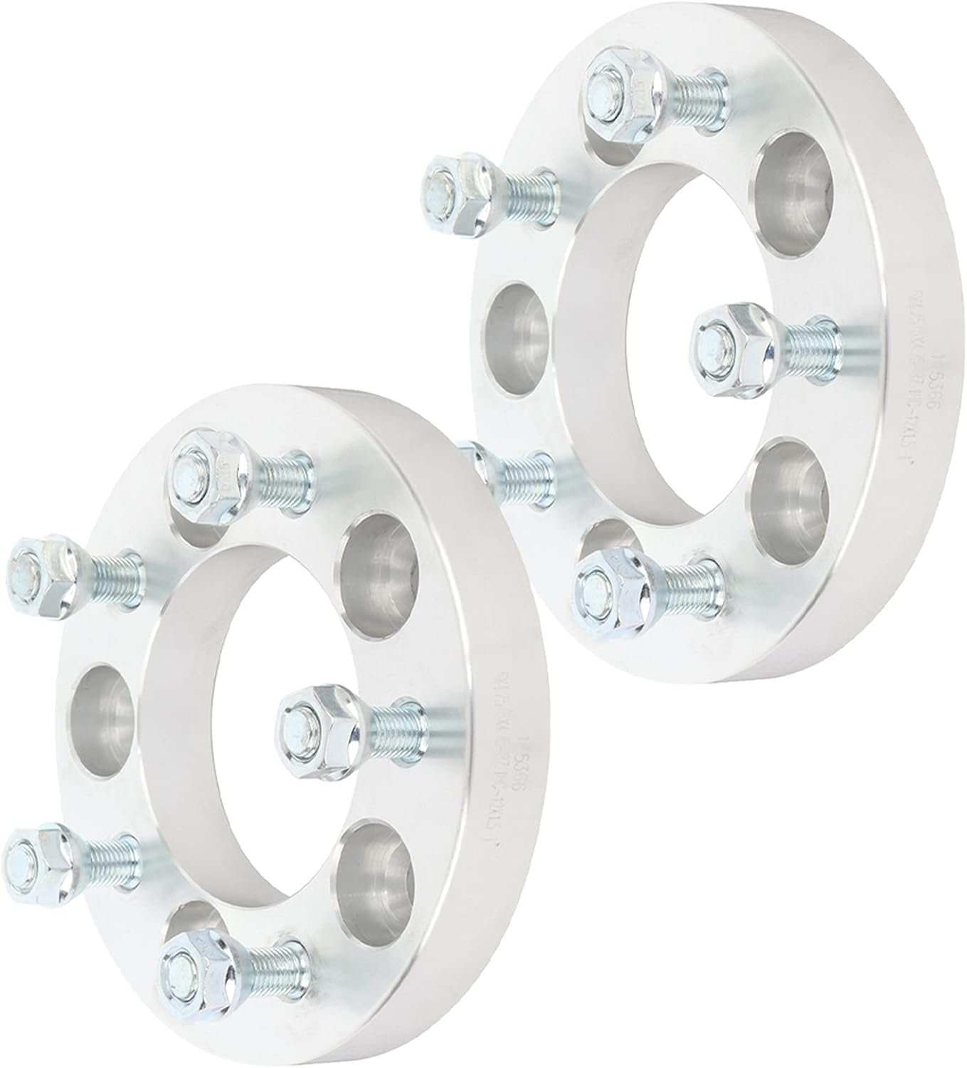 OCPTY 2PCS 5x4.75 to 5x4.75 Wheel Spacers 1 inch (25mm) Spacers 5x120.65 5 Lug with 12x1.5 Studs fits for Corvette Wheel spacers for Camaro S10 for S15 Jimmy Wheel spacers