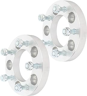 OCPTY 2PCS 1 inch (25mm) Wheel Spacers 5 Lug 5x4.75 to 5x4.75 (5x120.65) with 12x1.5 Studs fits for Corvette Wheel spacers for Camaro S10 for S15 Jimmy Wheel spacers