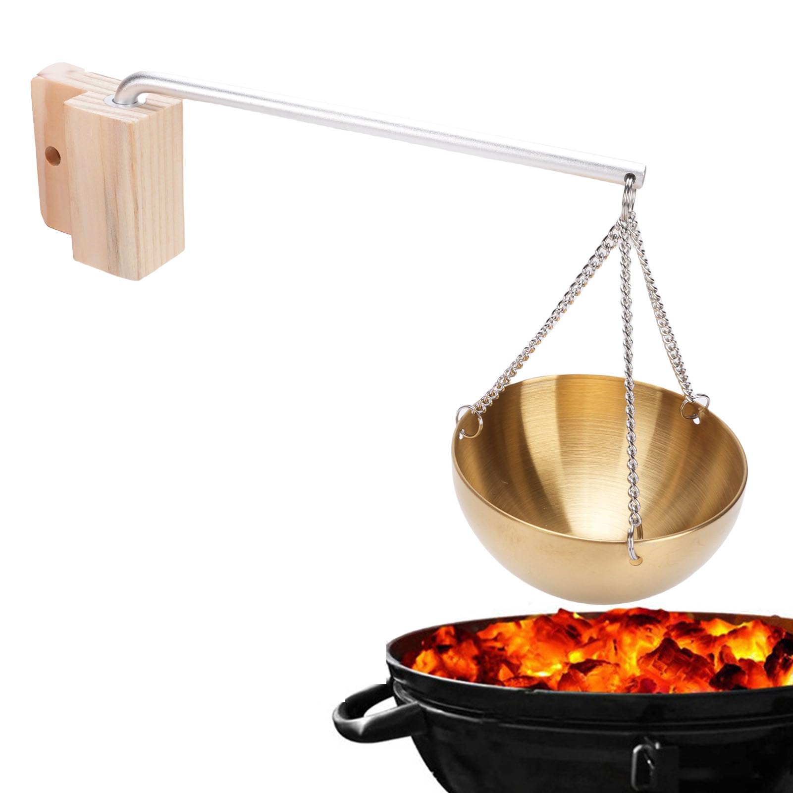 Sauna Oil Cup, Essential Oil Bowl Stainless Steel 12CM Round Fragrance Diffuser Cup Holder Sauna Aromatherapy Oil Holder Essential Oil Fragrance Diffuser Bowl for Sauna and Spa