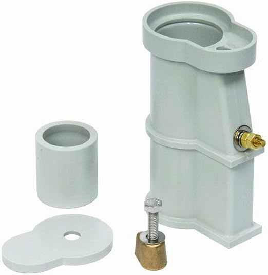 S.R. Smith AS-100P 6-Inch Universal Plastic Pool Rail and Ladder Anchor Tubing