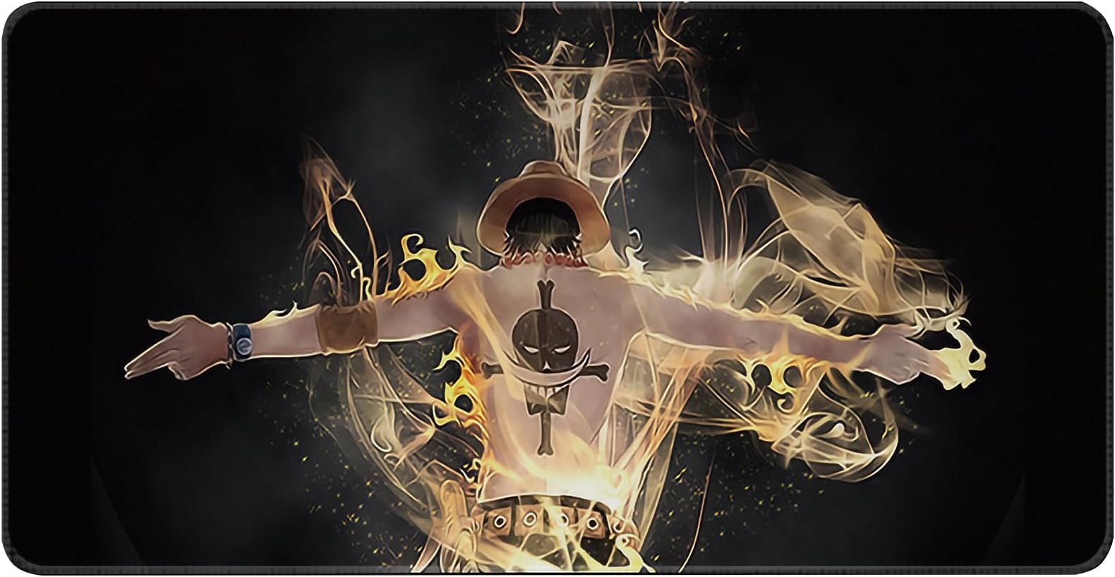 One Piece Mouse Mat, One Piece Mouse Mat, One Piece Playmat, Anime Mouse Mat, XXL Anime Mouse Mat, Fan Item Gaming Mouse Mat, XXL Anime, Non-Slip Water-Repellent Mouse Mat, Anime, 90 x 40 cm, Large