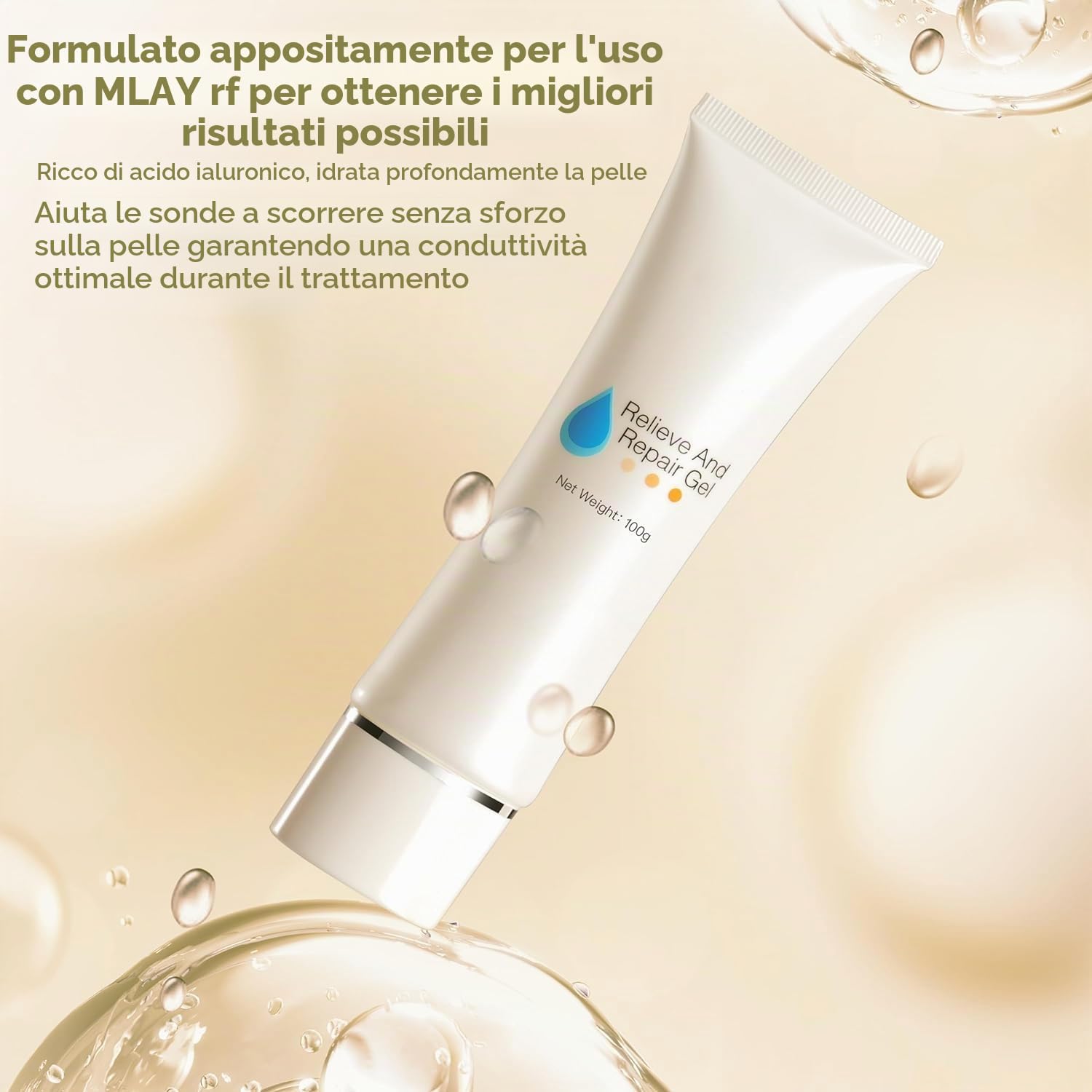 RF Radiofrequenza viso e corpo macchina rassodante – Professionale Home RF Lifting Skin Care Anti Aging Device – Effetti salone / più sicuro (bianco)