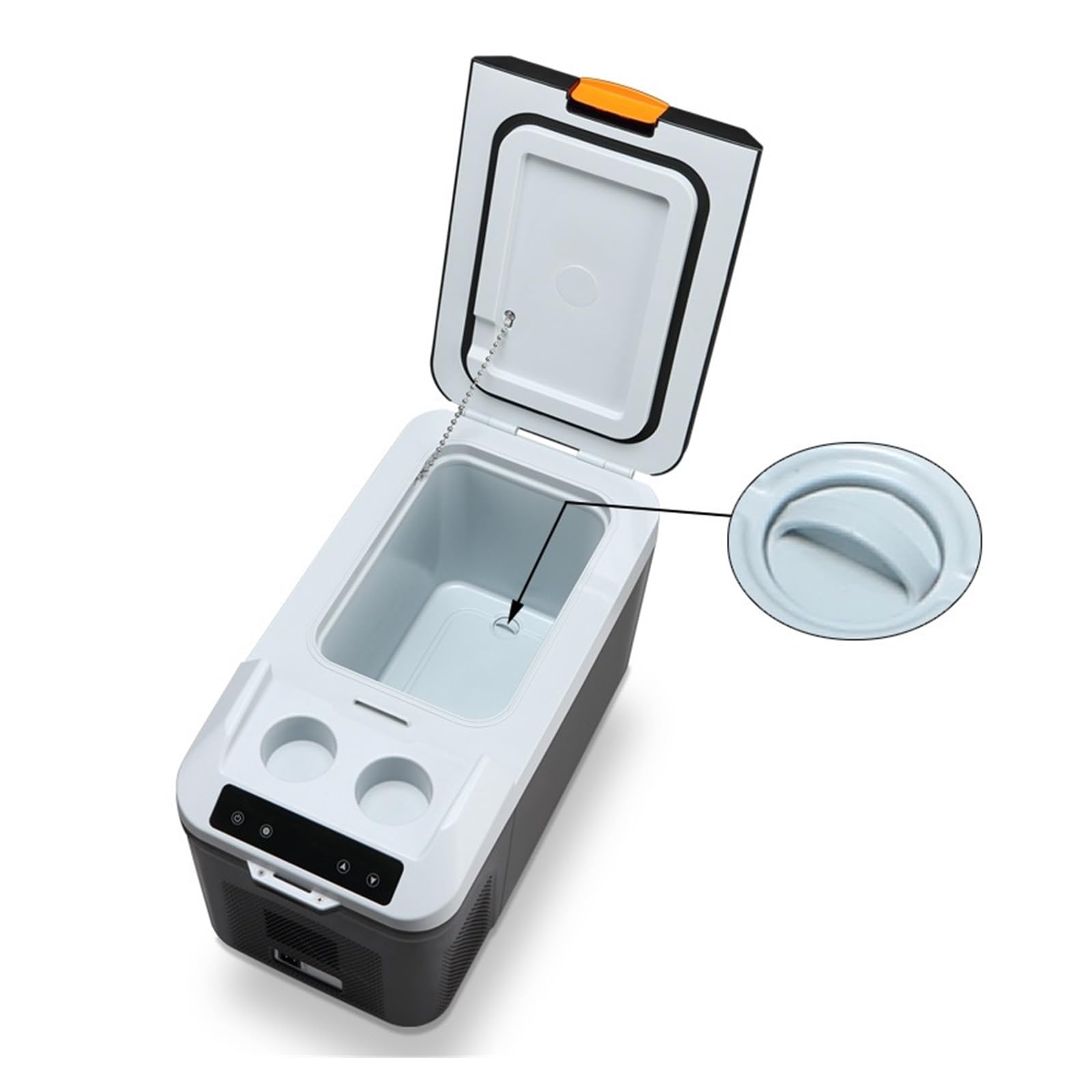 Congelador de 28 litros for Coche, hogar, Doble propósito, refrigerado y congelado, 12 V/24 V, 40 W(AQ-28L)