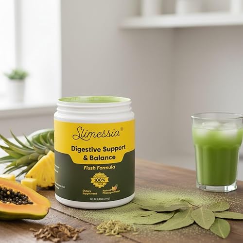 Miniatura 3 de Slimessia Deep Clean+ Gut Cleanse Detox con hoja de senna, cáscara sagrada, raíz de diente de león, soporte digestivo avanzado diario, sin OMG, a