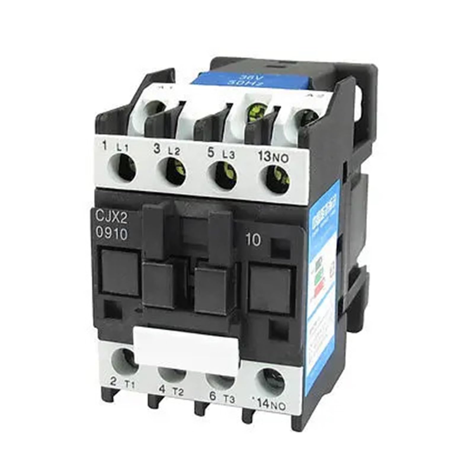 COSZWQDP CJX2-0910 660 Ui 20A LTH 3 Pole NO 35mm DIN Rail AC contactor 36V Coil