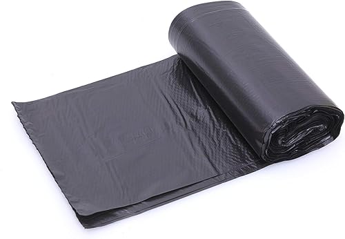 Bolsas de basura pequeñas negras de 2.6 a 4 galones, material fino, bolsas de basura para oficina, dormitorio, 120 unidades