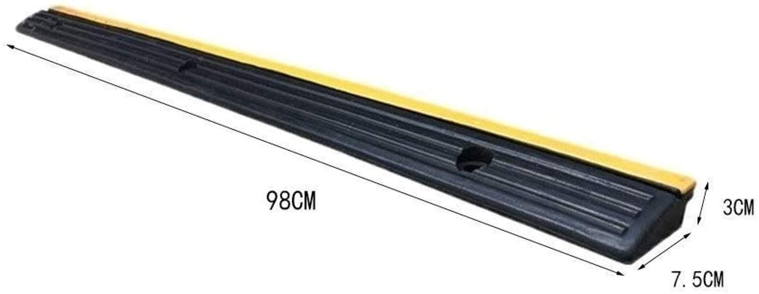 Loading Ramps, Safety Ramp Ramp Factory Step Pad, Kerb Ramp Rubber Ramps Trolley Uphill Mat Non-Slip Wear-Resistant Ramps Deceleration Zone,Portable Ramps