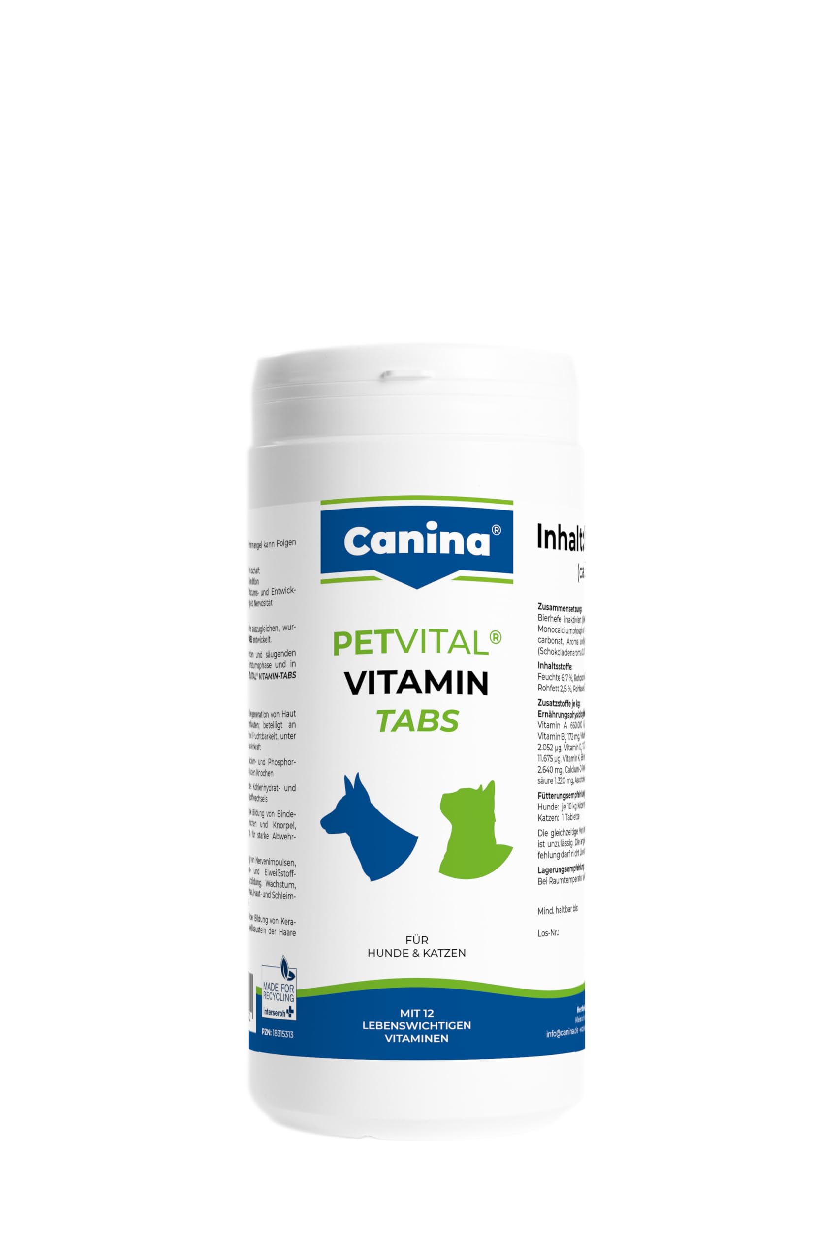 Canina Petvital Vitamin-Tabs, 1er Pack (1 x 1 kg)