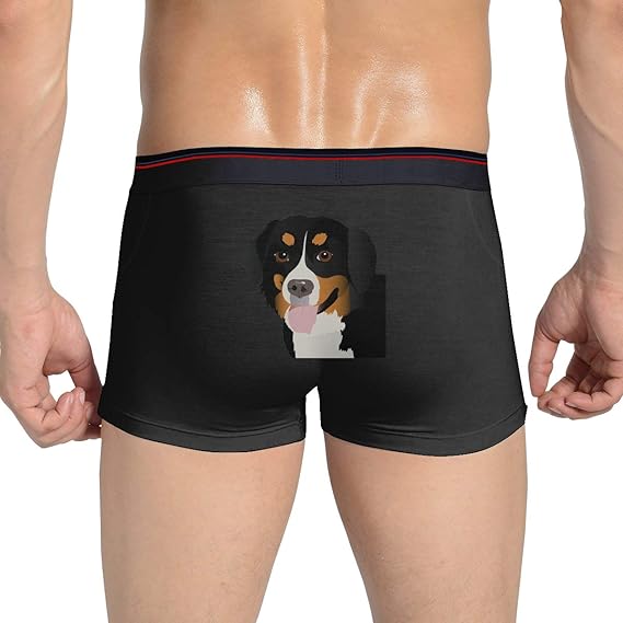 Amazon Co Jp バーニーズマウンテンドッグ 愛犬 ワンチャン メンズ 下着 パンツ ボクサーパンツ メンズ 立体成型 ボクサーブリーフ おしゃれ 個性 ファッション