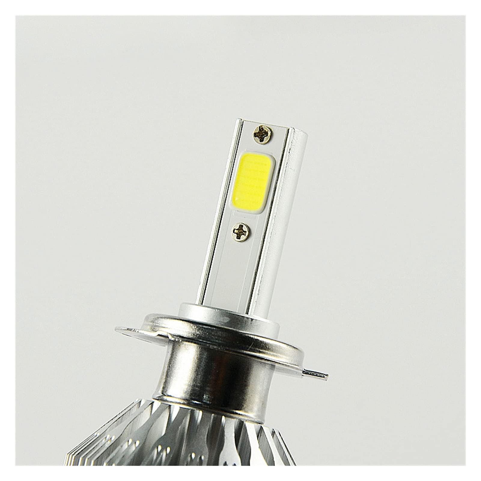 fari a LED Fari dell'automobile Fanale Fendinebbia LED Tutto in Uno Bianco Bulbs Bianchi Bianchi per Automotive 2 PCS H7 60W 6000LM COB Lampadina a LED