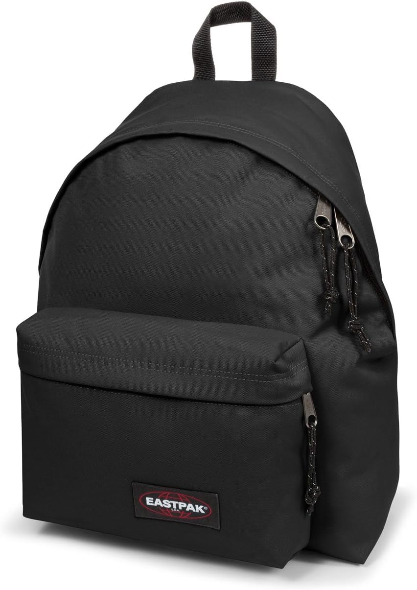 EASTPAK Padded Pak'r Sac à Dos, 40 cm, 24 L, Noir (Black) & Benchmark Single Trousse, 21 cm, Noir (Black)