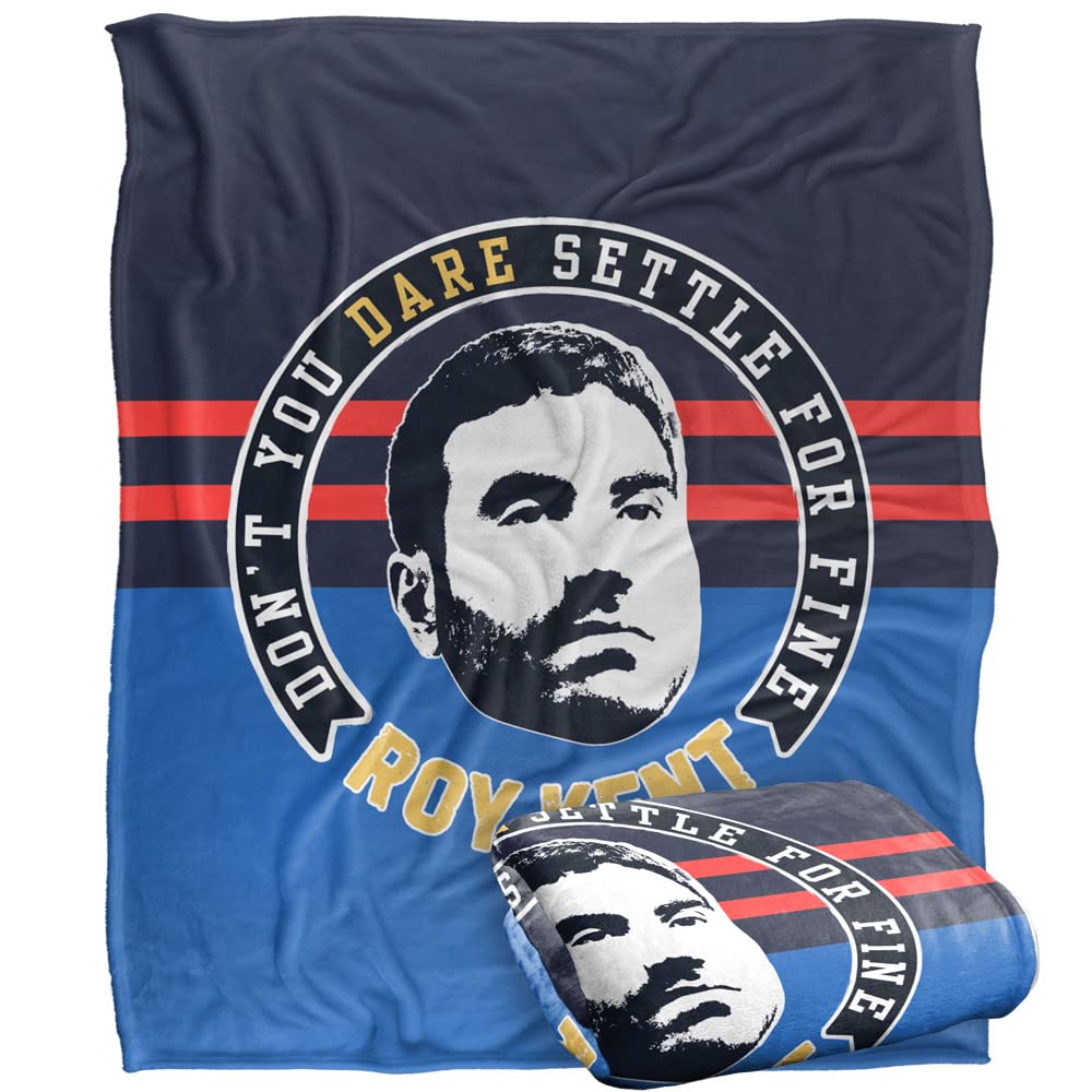 TED LASSO Blanket, 152 x 127 cm Roy Kent Don't Settle Silky Touch Super Soft Throw Blanket