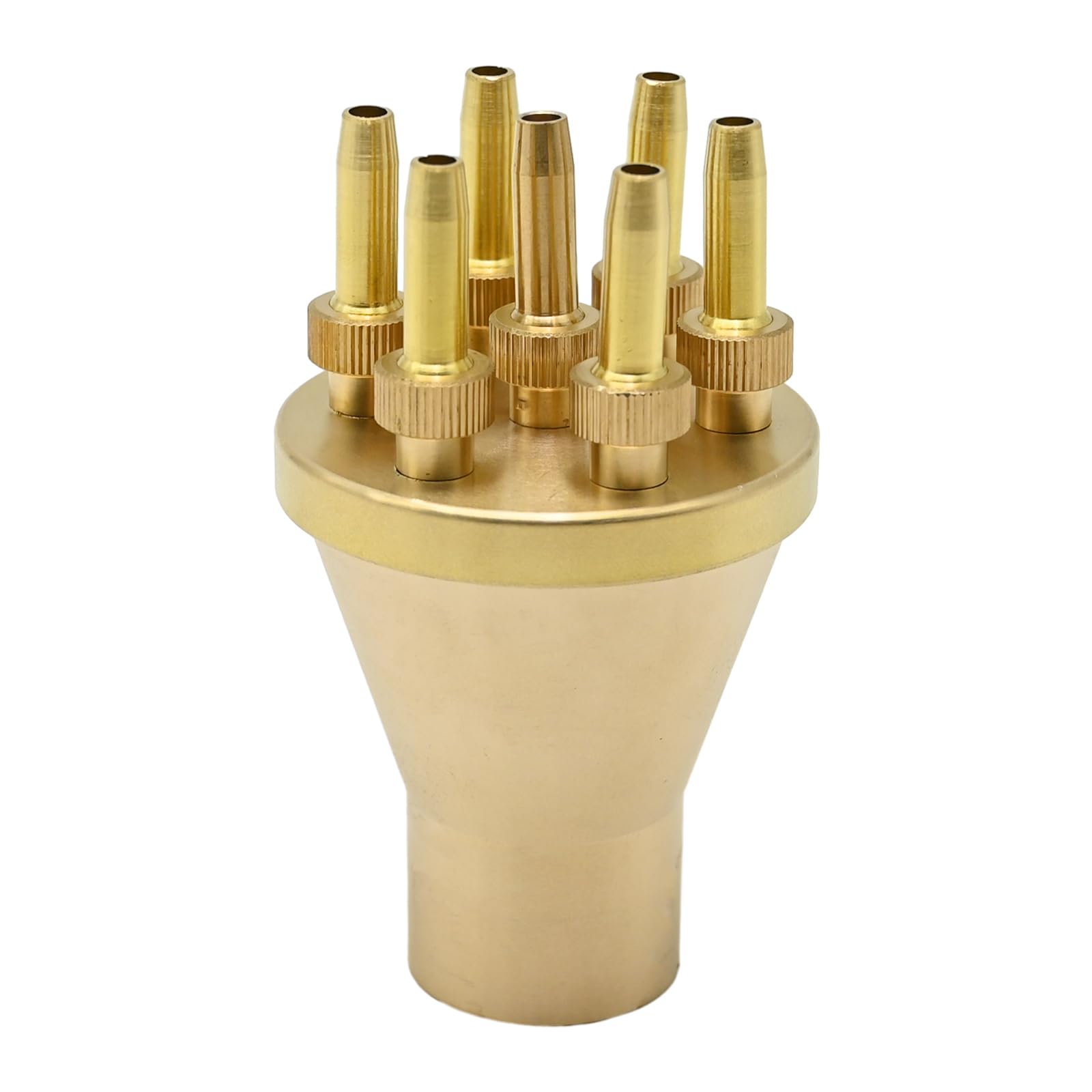 Zreneyfex 1 Inch DN25 2 Tier 3 Tier Solid Brass Fountain Nozzle Pond Center Straight Nozzle for Musica Fountain Plaza (2-Tier)