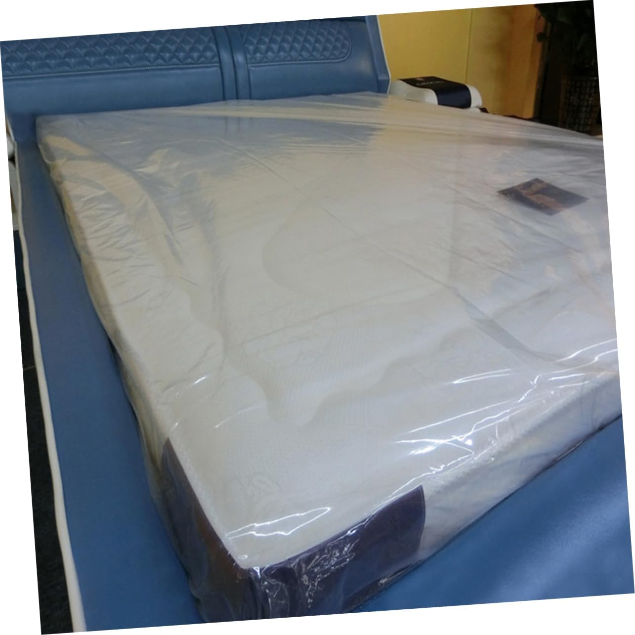 Plastic Film Mattress Cover Heavy Duty Pe Mattress Bag for Storage Moving Fits Standard Extra- Pillow-top from Stains Dust