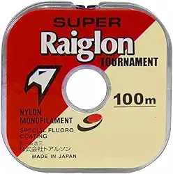 Linha Pesca Monofilamento Super Raiglon 0.20mm 10.9lb 4,9k 100m Branca