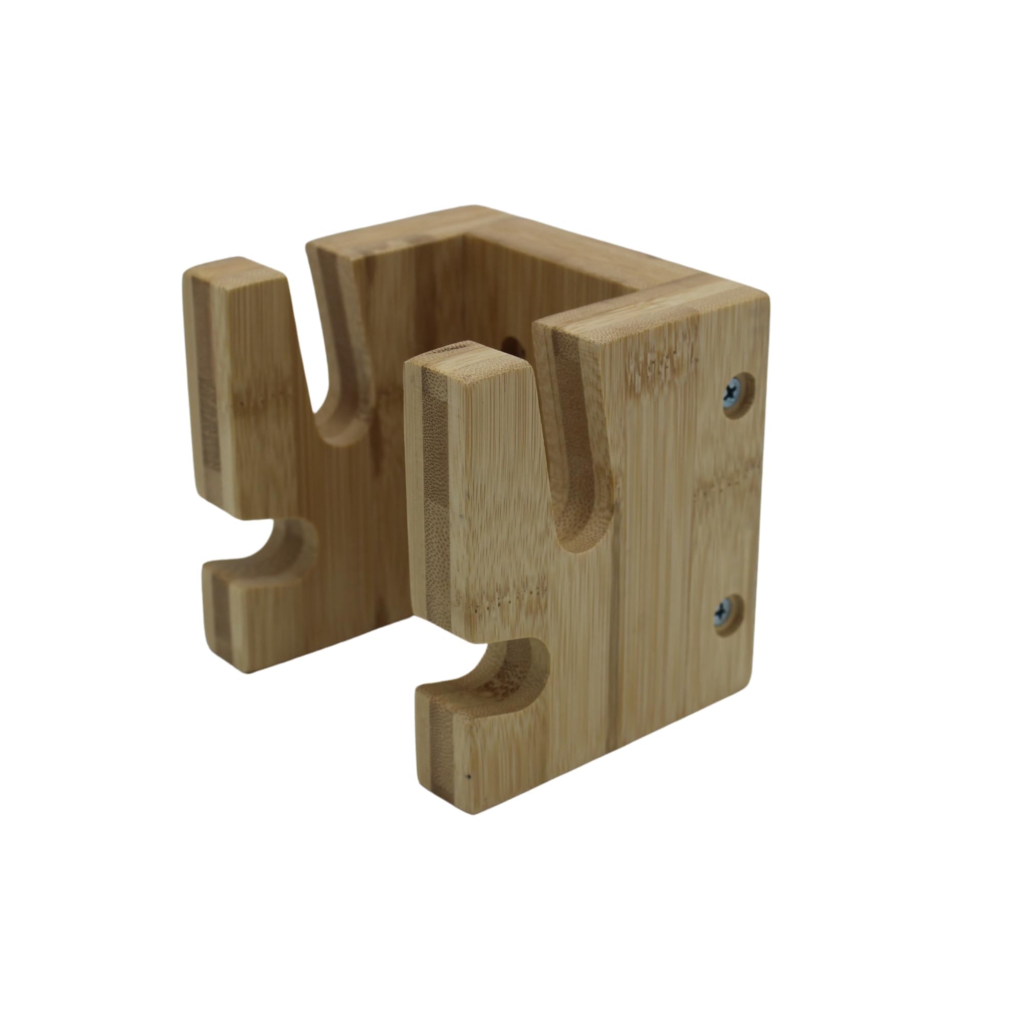 COR Surf Soporte de pared para monopatín y snowboard de bambú con gancho