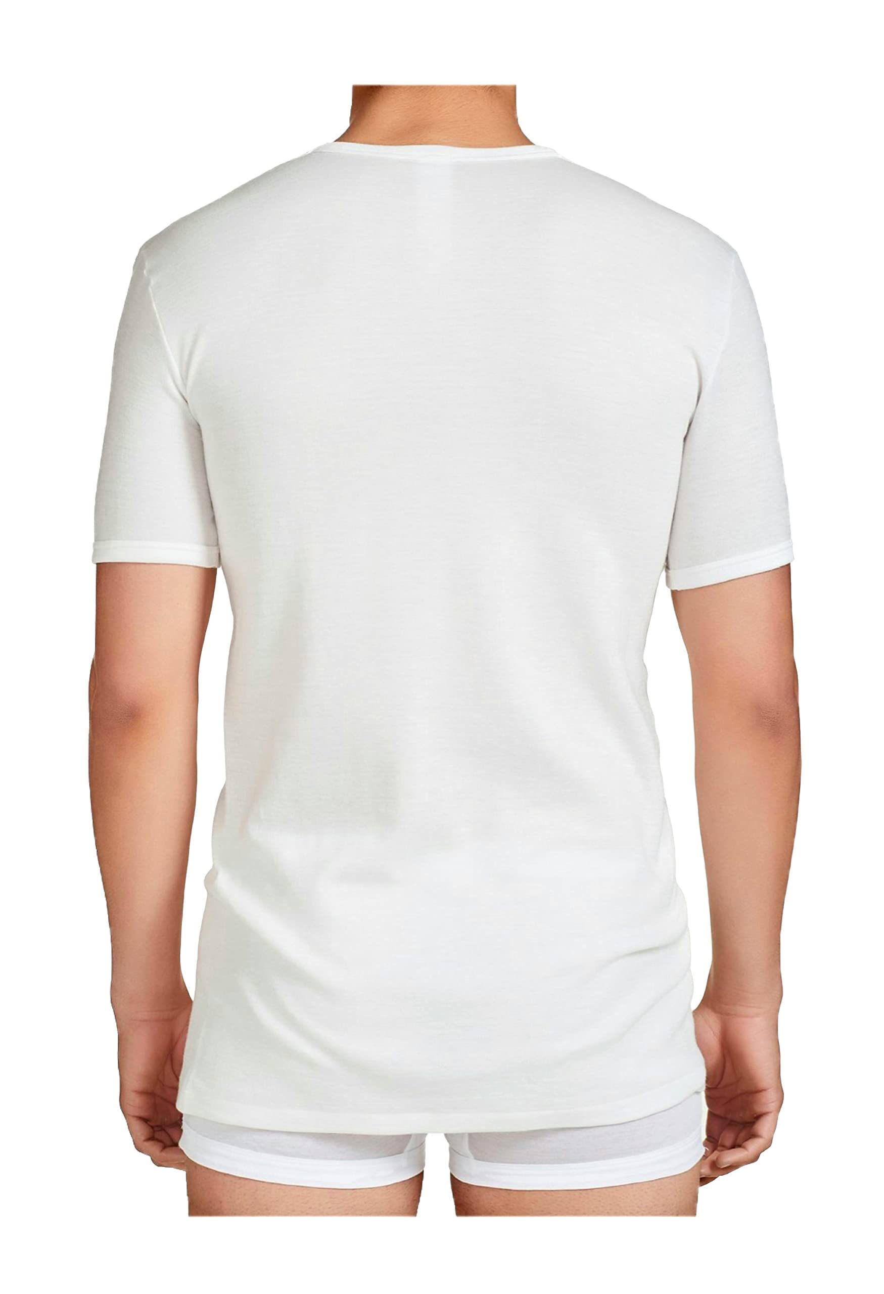 Liabel Maglietta Intima Uomo Lana Cotone 1-2 Pezzi Girocollo Maglia Intima Uomo Termica