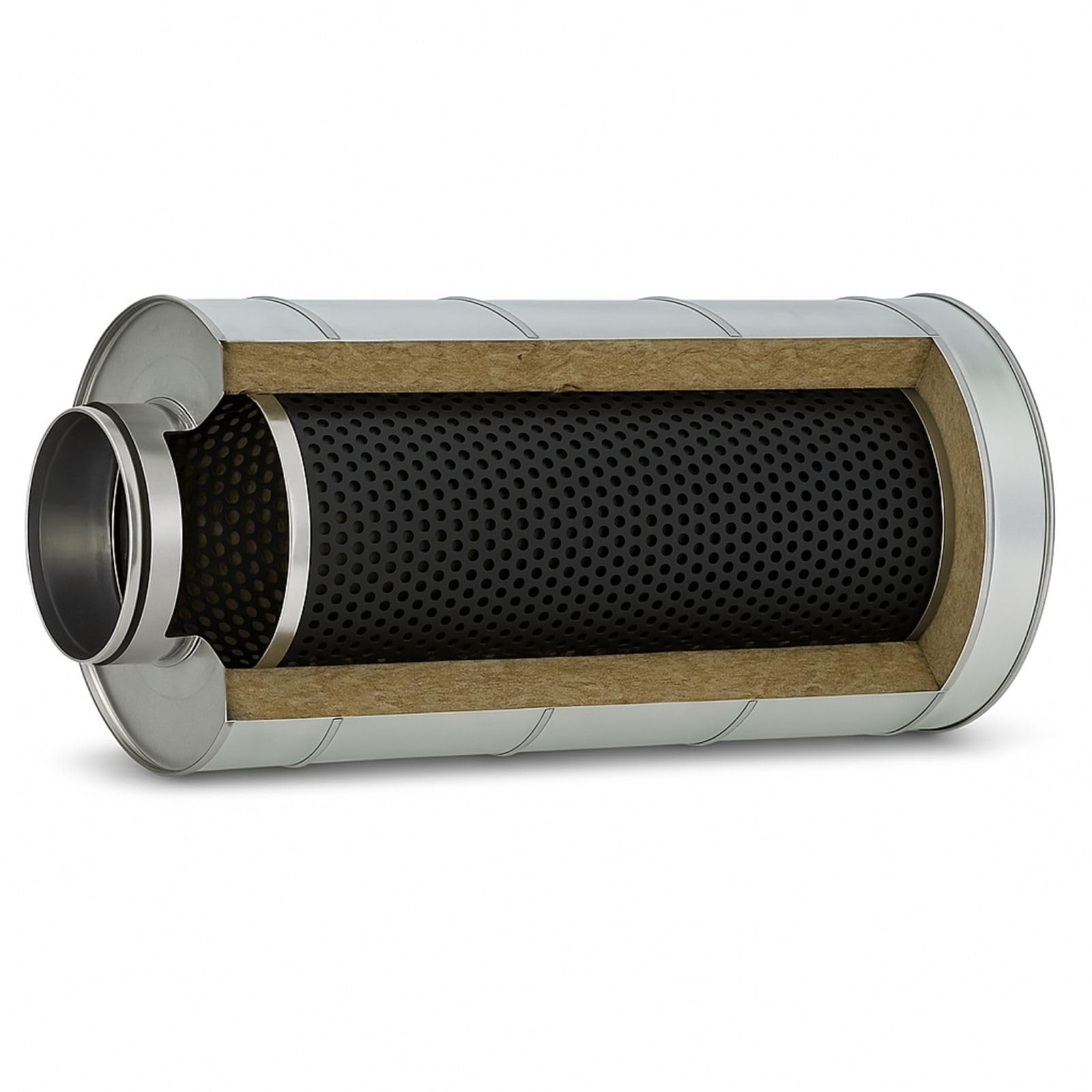 Weedness Vents silenziatore 250 mm 90 cm tubo aspirazione isolato per grow indoor ventilatore canalizzato insonorizzato