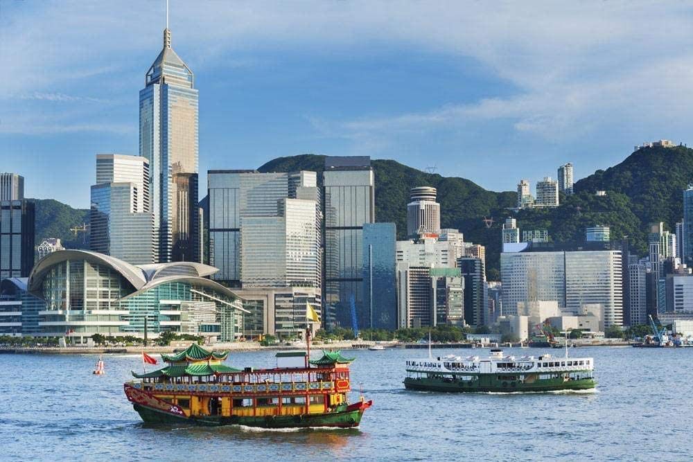 Znwrr Ka298 Diamond Painting For Adults Diy Painting Diamond Painting Kits Diamond Crystal Rhinestonebeautiful Hong Kong Scenery 40X50cm
