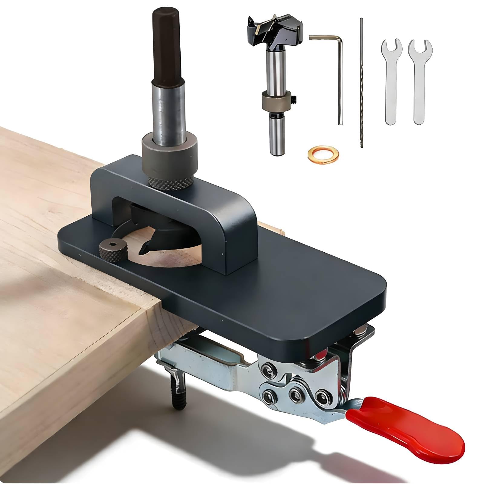 Gabarit de percage charniere 35mm pour aligner vos portes de placard sans erreur