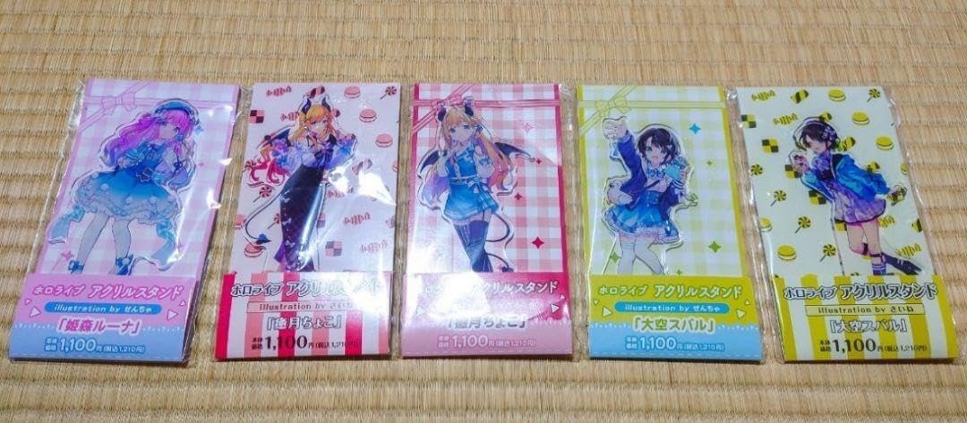 ホロ アクリルスタンド 大空スバル 癒月チョコ 姫森ルーナ VTuber YDDOJTJD