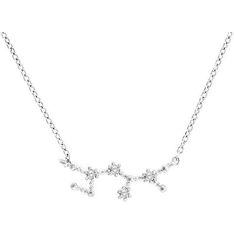 PAVOI 14K Gold Plated Astrology Constellation Horoscope Zodiac Necklace 16-18