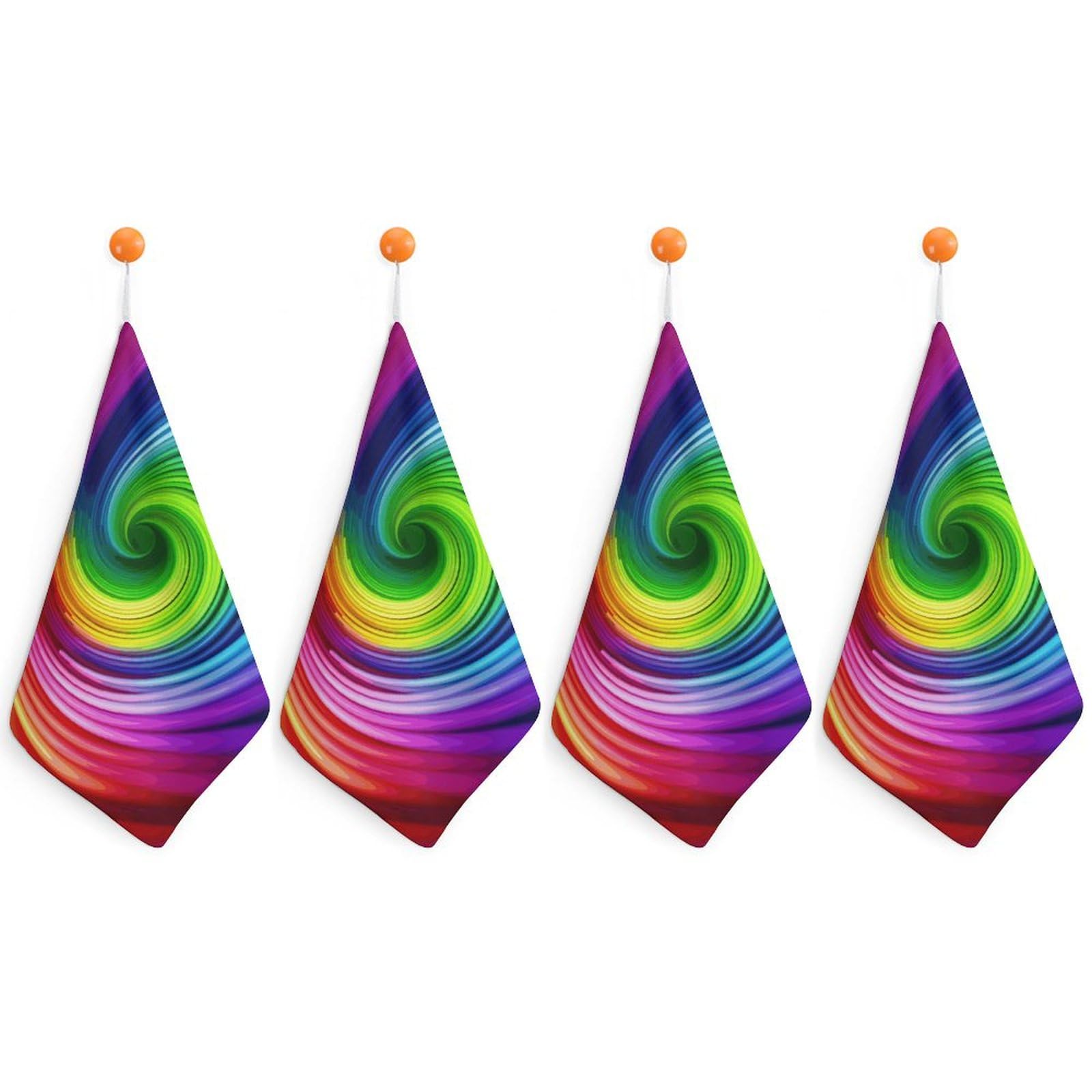 Serviette de sport et spa colorée arc-en-ciel pour vos moments de détente
