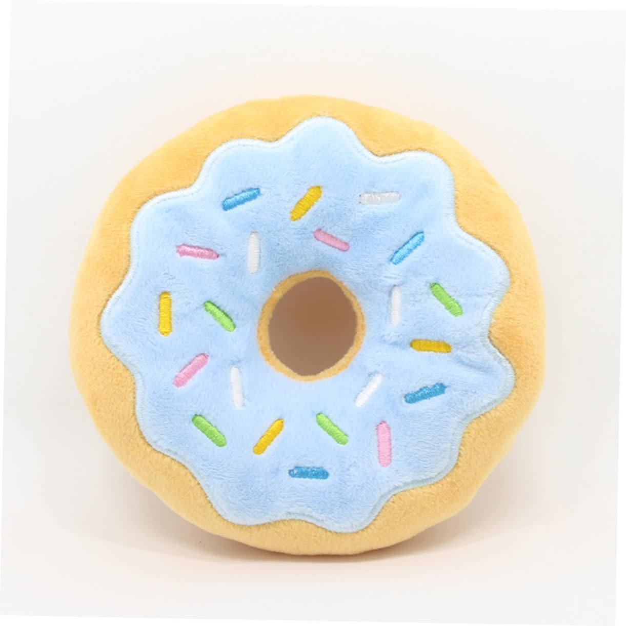 INOOMP 9stücke Plüsch Donut Kauspielzeug Für Hunde Quietschen Interaktive Spielzeuge Zur Bekämpfung Von Langeweile Zahnpflege Geeignet Für Welpen Und Kleine Hunde Farben Zufällig