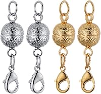 Vista 5 de Zpsolution Cierre Magnético de Bloqueo para Joyería, Cierres Magnéticos para Collares y Pulseras, Extensor de Cadena para Hacer Joyería