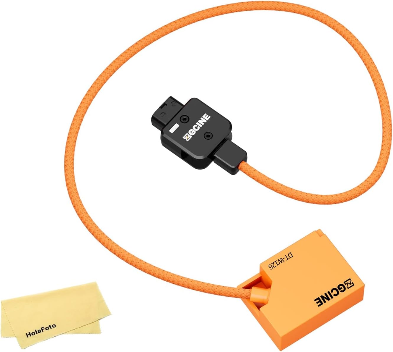 ZGCINE DT-W126 D-Tap NP-W126 Dummy Battery Cable for Fuji X-T50/X-T30 | Power for Fuji X-T50, X-T30, X-T1, X-Pro1, X-A1 and X-E4 cameras from D-Tap batteries for long video and streaming.