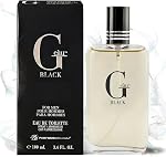 PB ParfumsBelcam G eàu Black Eau De Toilette Spray for Men – 100 mL Affordable, Long-Lasting Fresh Aquatic Fragrance & Spicy Aquatic Scent with Sandalwood & Patchouli for Day & Night Use