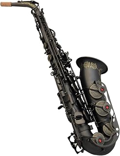 Saxofone Corpo De Latão Fosco Saxofone Preto Superfície Banhada A Níquel Saxofone Alto Mi Bemol Com Acessórios