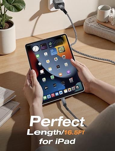 Miniatura 21 de Cable USB C a USB C de 240 W, carga rápida, transferencia de datos de 20 Gbps, 4K a 144 Hz/60 Hz, 8K a 30 Hz, monitor de video de alta velocidad