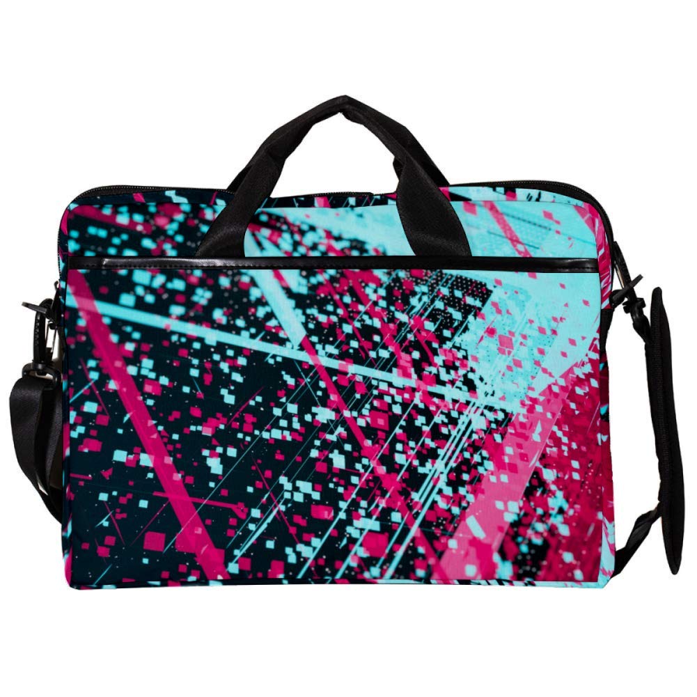 Maletín bandolera para portátil de 14" multicolor Splash Paint Abstract 6