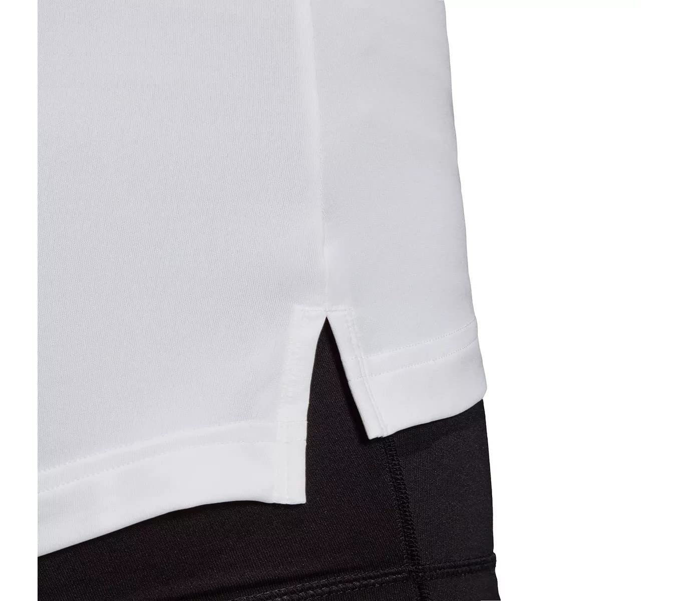 adidas Women's Hi Lo Jersey, Grey Two/Black, Medium