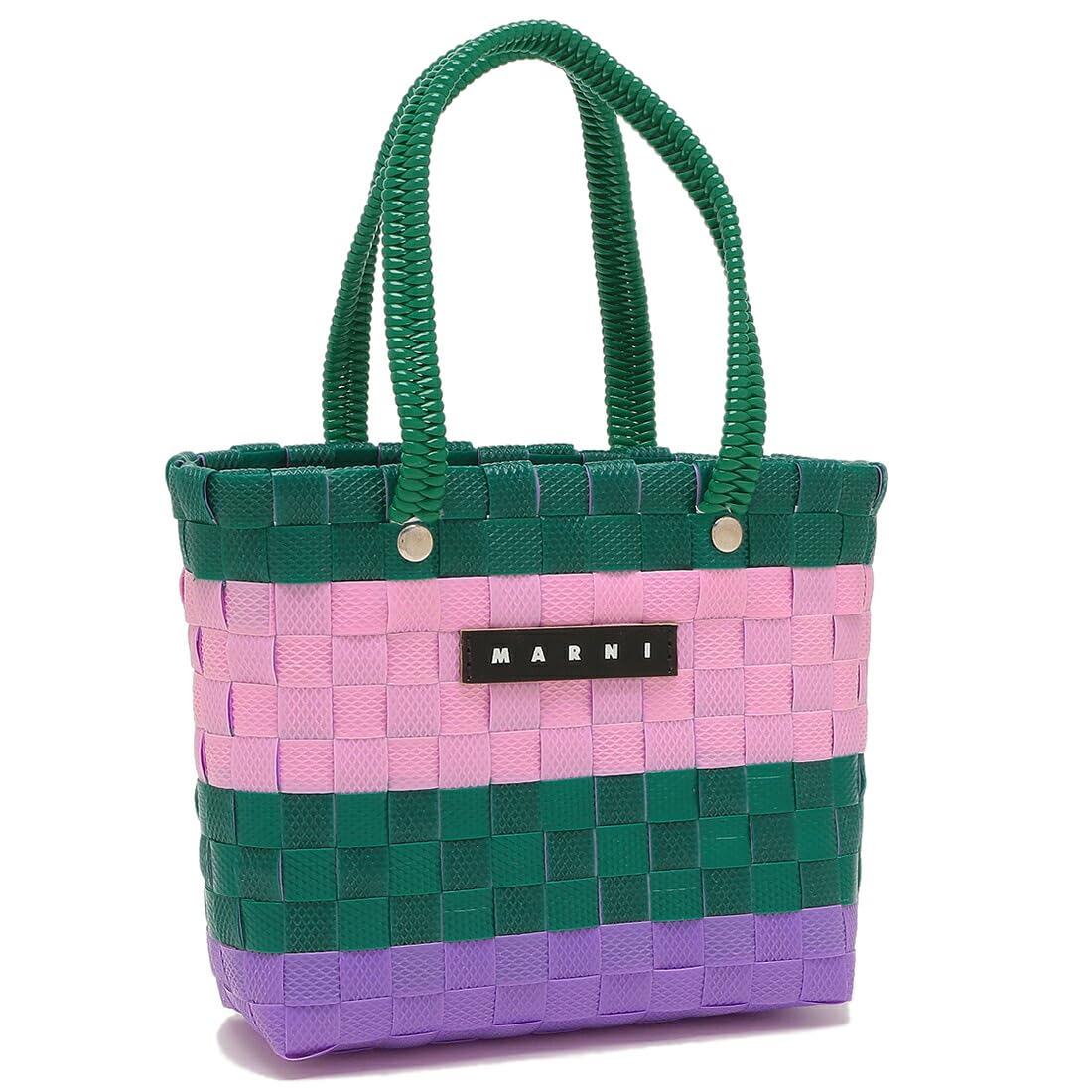 Amazon | [Marni] [マルニ] かごバッグ グリーン レディース