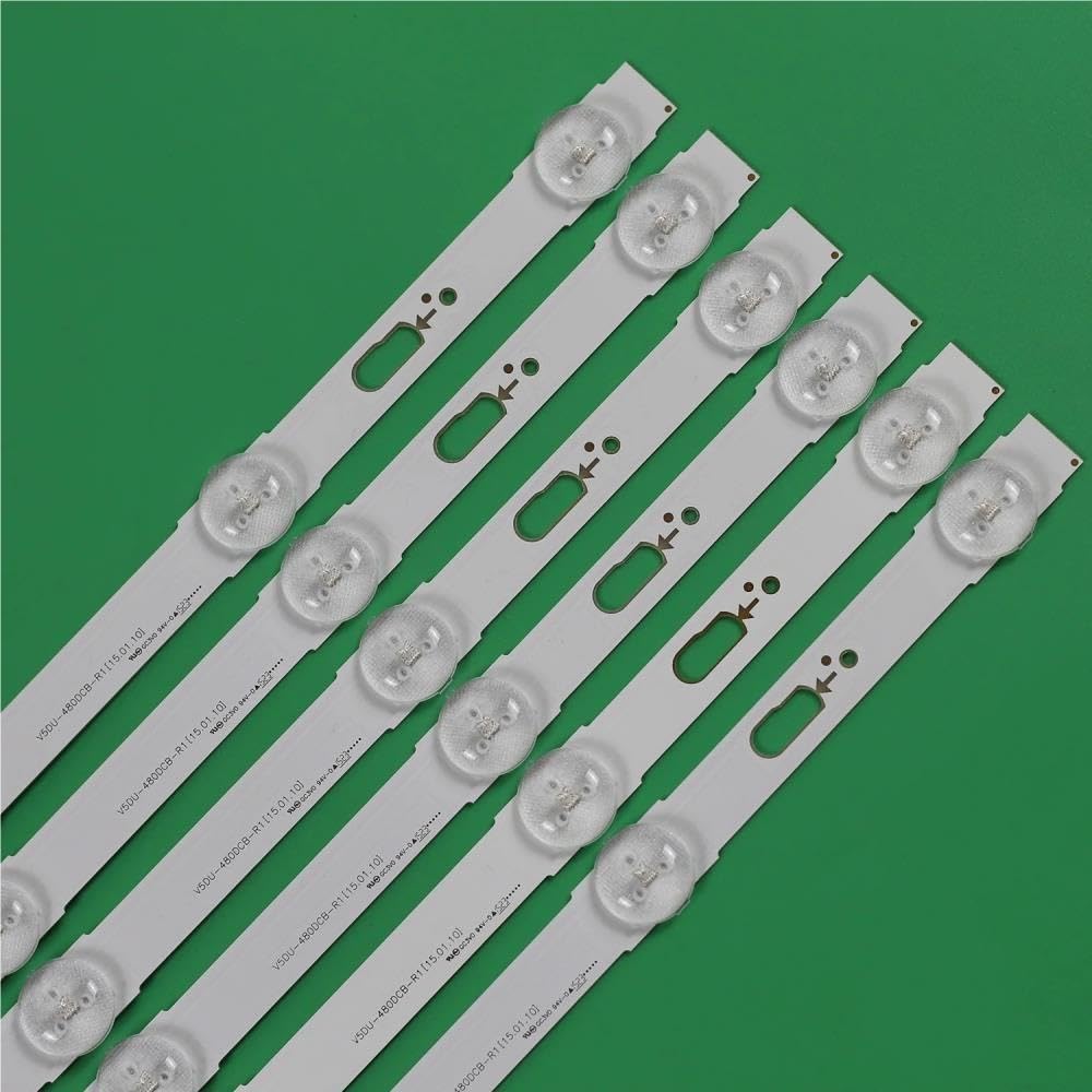 Striscia di retroilluminazione a LED adatta for Samsung V5DU-480DCA-R1 V5DU-480DCB-R1 UE48JU6400K UE48JU6740 UE48JU6742 UE48JU6745 UE48JU7500T