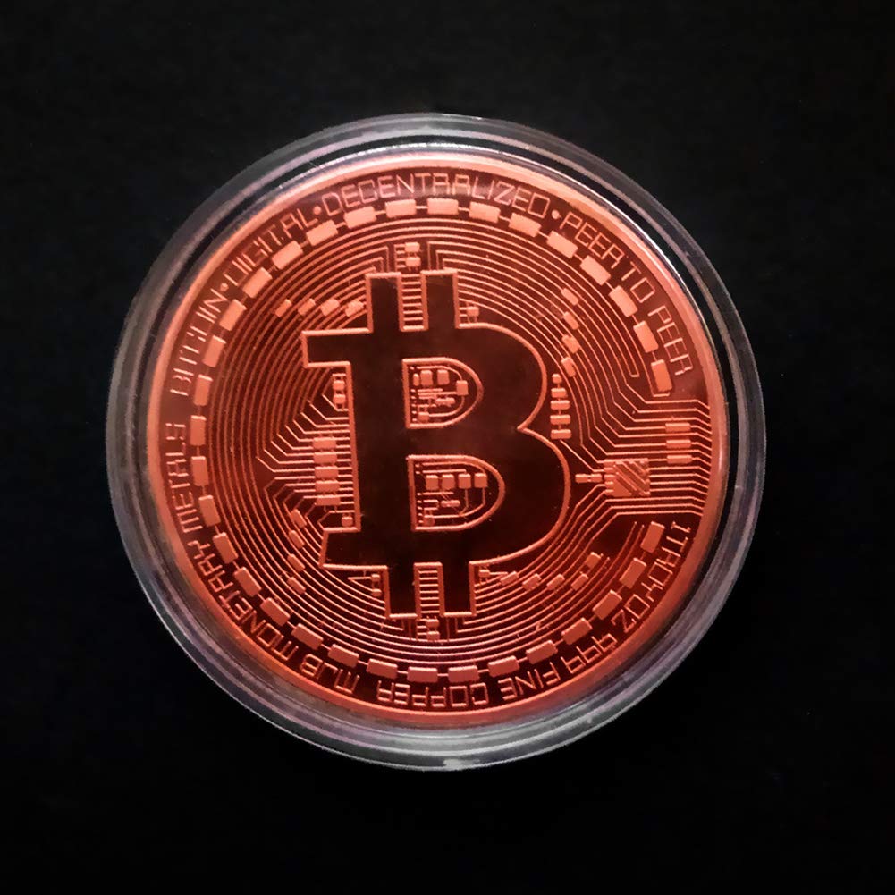 Plaqué or Bitcoin pièce Crypto-monnaie pièce de monnaie de collection Belle  Art Collection Cadeau 28,3 gram : Amazon.fr: Jeux et Jouets