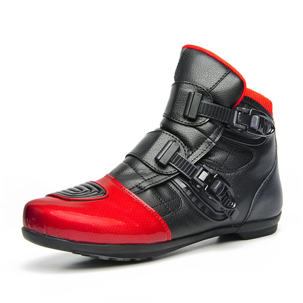 Scarpe da Moto per Uomo e Donna Stivali Traspiranti Anti-Scivolo Protezione alla Caviglia Calzature da Motocicletta