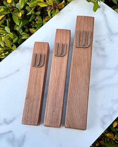 Miniatura 4 de A&S Mezuzot Mezuzah - Funda en diseño de pared occidental, impermeable, para puerta de Judaica para bendición del hogar (ladrillo blanco, 7 pulgadas)